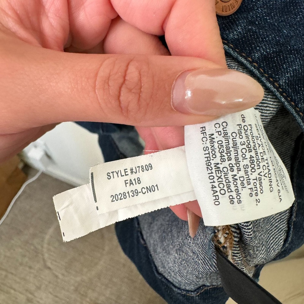 Madewell Dark Denim Tie Strap Mini‎ Dress - Picture 6 of 12